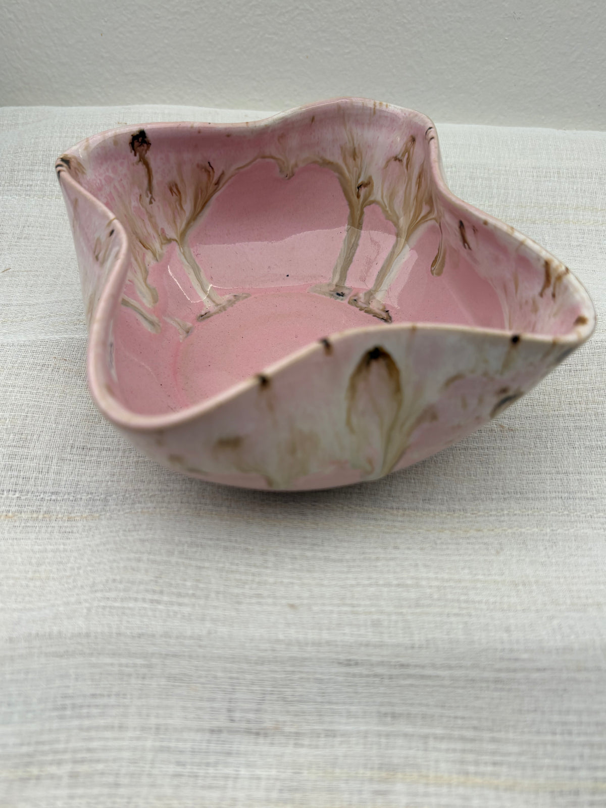 2. Rosa firkløver skål🌸 Nr2