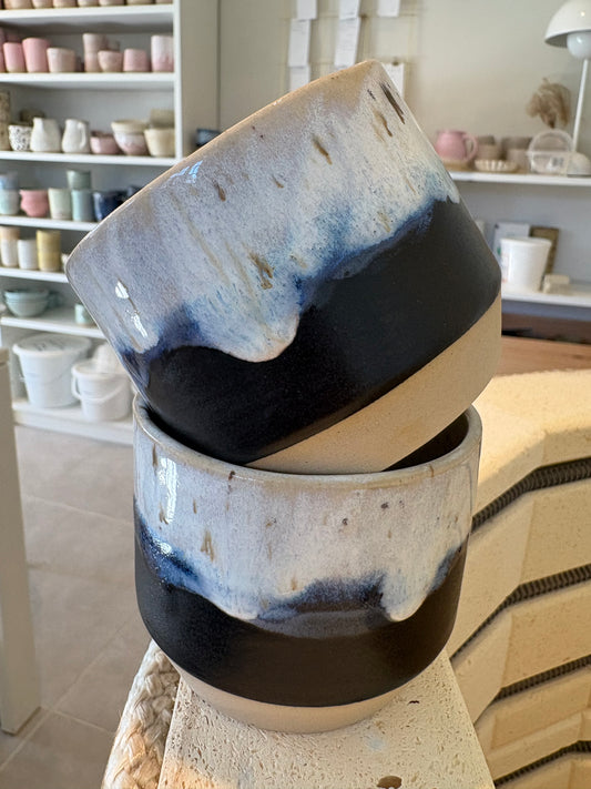 Sort & fløde kop 300 ml