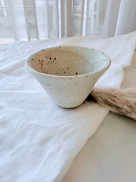Lille keramik saltkar 9 cm diameter